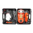 Set cric hidraulic electric 5T, 5in1, 12V, cu compresor aer si cheie de impact, MM42