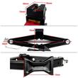 Cric foarfeca 0.8T, 23-32cm, cu manivela si cheie clichet, husa depozitare, TUV, Ultralift Pro 347.09 Heyner