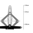 Cric foarfeca 0.8T, 23-32cm, cu manivela, ULTRALIFT Pro, 347.08 Heyner