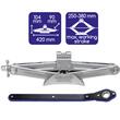 Cric foarfeca, 1.5T, 25-39cm, cu cheie cu clichet, 17mm, TUV, 436.60 Alca