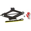 Cric foarfeca, 1.5T, 11-39cm, cu cheie clichet, manusi, 02478 Amio