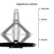 Cric foarfeca, 2T, 8-44cm, cu manivela si cheie clichet, husa depozitare, SUV, Ultralift L Pro, 347.21 Heyner