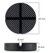 Tampon cauciuc pentru cric universal fi125, h26, 347.64 Heyner