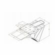 Cala blocare roata, cu suport, din plastic 90x220mm KLIN Fristom