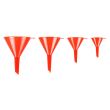 Set 4 palnii plastic fara sita, 5-11.5cm, 555.40 Alca / 61036 CarCo