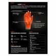 Manusi texturate, nitril, Gogrip, marime L, groase, cutie 50 bucati, portocalii, 20336 Mercator