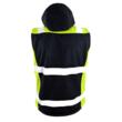 Vesta reflectorizanta softshell, fara maneci, marimea L, cu gluga, ORION, B.A.M KMZ188