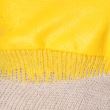 Manusi din tricot alb cu latex striat, portocalii, 4111/ 486.10/ ULITH 805.535