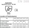 Manusi material sintetic cu nitril, marime 10, BK90006