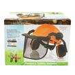 Casca forestiera cu viziera din plasa si antifoane urechi BK90923 / SB71