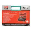 Tusa chei tubulare lungi si scurte, biti, hex, torx, antrenor cu clichet 1/4 , 53 piese, BK80633 / MD02