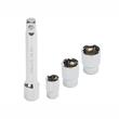 Cheie dinamometrica cu clichet 1/2", 28-210NM, cu prelungitor 125mm si 3 tubulare 17-19-21, 63395 Carmotion