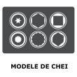 Cheie cu 2 capete rotitoare 360 grade, 58000 Carmotion