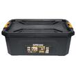 Cutie plastic, transport si depozitare, 30L, 58x38x20cm, sarcini grele, cu capac, BK92827 SuperBag 