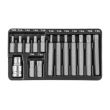 Trusa biti 15 bucati, torx 6 stea T20-T55 GUZ10413 15T 