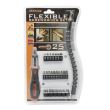 Set surubelnita cu clicket, tubulare (5-10mm), biti, cu tija flexibila 25 bucati 10743 Handy