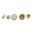 Set 5 perii sarma circulare, 50-75mm, cupa 50-75mm, pensula 25mm, pentru bormasina, PN89 Crownman