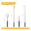 Set oglinda inspectie telesocpica si recuperator magnetic cu lanterna LED, AKC8221 TruckLed