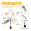 Set oglinda inspectie telesocpica si recuperator magnetic cu lanterna LED, AKC8221 TruckLed