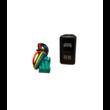 Intrerupator dual 2xOn/Off -drept. 4.5x2.5cm, 5pini, 12/24v Proiectoare, Carmot \art STA002b