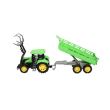 Jucarie tractor cu incarcator frontal si remorca cr16  DISCR16   