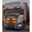 Lampa gabarit 180x43, LED, cu efect NEON, galbena, cu mufa, Scania 4&R W19ON 1423/I Was