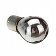 Set 2 becuri semnalizare cromate, 12V, P21W BA15s, galben, 03110 Amio