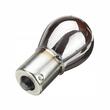 Set 2 becuri semnalizare cromate, 12V, P21W BA15s, galben, 03110 Amio