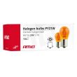 Bec semnalizare 24V/21W PY21W BA15S galben, cutie 10 buc, AMIO 01005