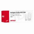 Set 10 bucati bec soclu sticla, 12V/21W/5W, W21/5W, T20, W3x16Q, 02552 Amio
