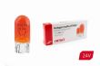 Bec soclu sticla 24V/5W, W5W -T10, galben,  01001 Amio
