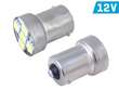 Set 2 becuri pozitie, semnalizare, mers inapoi, 5 LED-uri, 12V, R5W-R10W, G18-BA15S, 58323 Vision