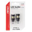 Set 2 becuri T15, 15 LED-uri tip SMD 2835, 12/24V, W16W, CANBUS, Amio 04245