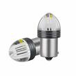Set 2 becuri semnalizare, 9 LED-uri, 12V, P21W BA15s, alb transparent, 02953 Amio