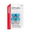 Set 2 becuri semnalizare, LED CSP, 12-24V, 1156 BA15S P21W, R10W, R5W, cu lupa, Canbus, alb, 04252 Amio