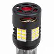 Set 2 becuri semnalizare, 24 LED-uri SMD3020, 12-24V, 1156 BA15S P21W, R10W, R5W, cu ventilator, Canbus, alb, Pro Series 03721 Amio