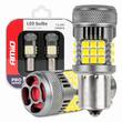 Set 2 becuri semnalizare, 36 LED-uri SMD3030, 12-24V, 1156 BA15S P21W, R10W, R5W,cu ventilator, Canbus, alb, Pro Series 03722 Amio 