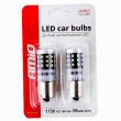 Set 2 becuri semnalIzare cu LED 12-24V P21W BA15s Canbus 02799 Amio
