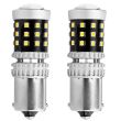Set 2 becuri semnalIzare cu LED 12-24V P21W BA15s Canbus 02799 Amio