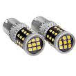 Set 2 becuri semnalIzare cu LED 12-24V P21W BA15s Canbus 02799 Amio