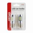 Set 2 becuri semnalizare 24 LED-uri, 12-24V, P21W BA15s, Canbus, 01445 Amio
