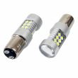 Set 2 becuri stop frana 24 LED-uri, 12/24V, P21/5W BAY15d Canbus 01438 Amio