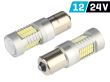 Set 2 becuri stop frana 52 LED-uri, 12-24V, P21/5W, BAY15d, CanBus cu lupa 58945 Vision