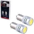 Set 2 becuri pozitie cu LED COB 12V/1W T4W BA9S Aluminiu, Racesport LIT16BN