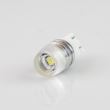 Set 2 becuri T10, LED, 12V W5W 0.4W, cu lupa, 01442 Amio