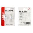 Set 2 becuri T10, LED, 12V W5W 0.4W, cu lupa, 01442 Amio