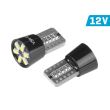 Set 2 becuri T10, cu 6 Led 12V W5W Canbus Vision 58248 Carmotion