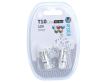 Set 2 becuri T10, 12 LED-uri SMD 3014 12V W5W, rama aluminiu 58287 Vision