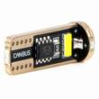 Set 2 becuri T10e, 3 LED-uri SMD2055, 12-24V, W5W, CANBUS, alb 03720 Amio
