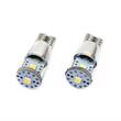 Set 2 becuri aluminiu T10e, 3 LED-uri SMD2835, 12-24V, W5W, 5600K, Canbus, alb, 01637 Amio 